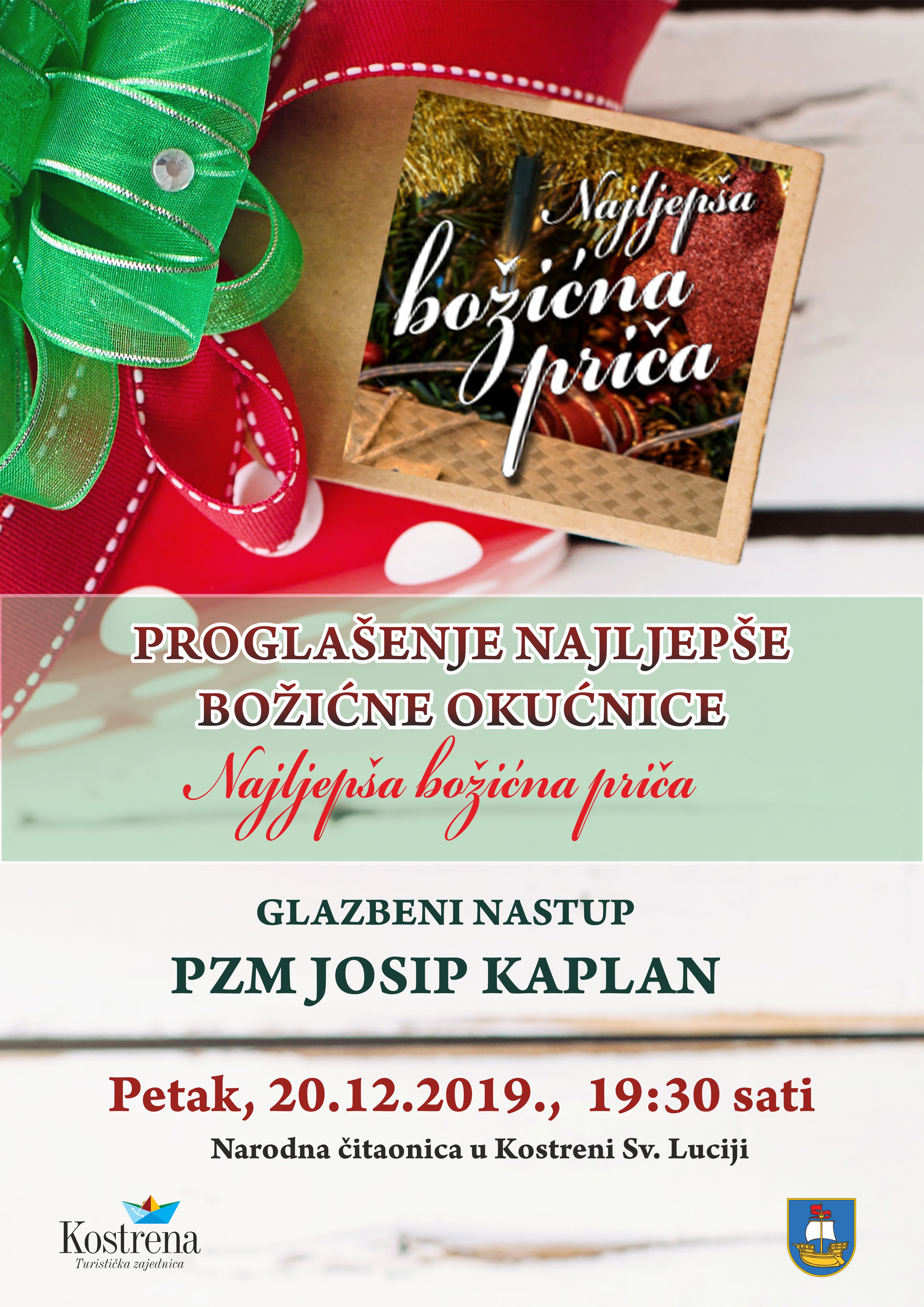 Izbor najljepše božićne okućnice i koncert PZM "Josip Kaplan"