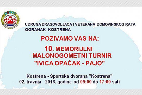 10. Memorijalni malonogometni turnir "Ivica Opačak - Pajo"