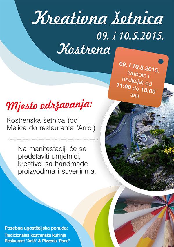 KREATIVNA ŠETNICA, 9. i 10. svibnja 2015.