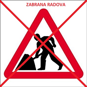 Zabrana izvođenja građevinskih radova u srpnju i kolovozu